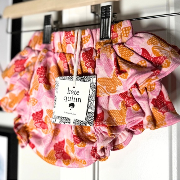Kate Quinn | Skirted Ruffle Baby Bloomer Butterfly Print 0-3M - Picture 5 of 8